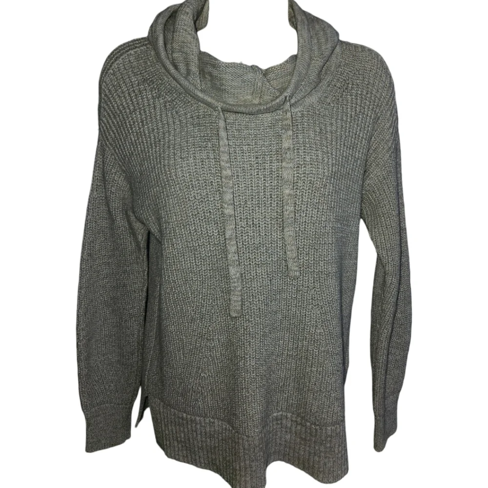 NWOT GAP Cowl Neck Long Sleeve Hooded Pullover Sweater